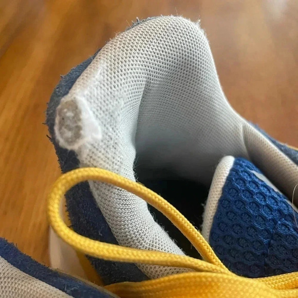 Hardin Vol. 4‎ Basketball shoes Men’s Size 9.5 Blue Suede Yellow Sneakers #54 - Picture 4 of 11